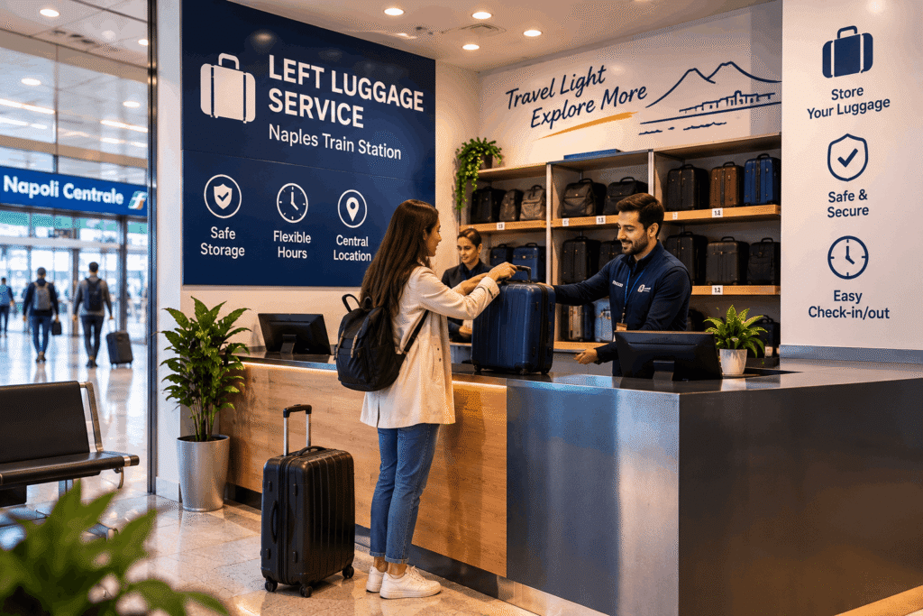 left luggage service near naples train station, napoli centrale