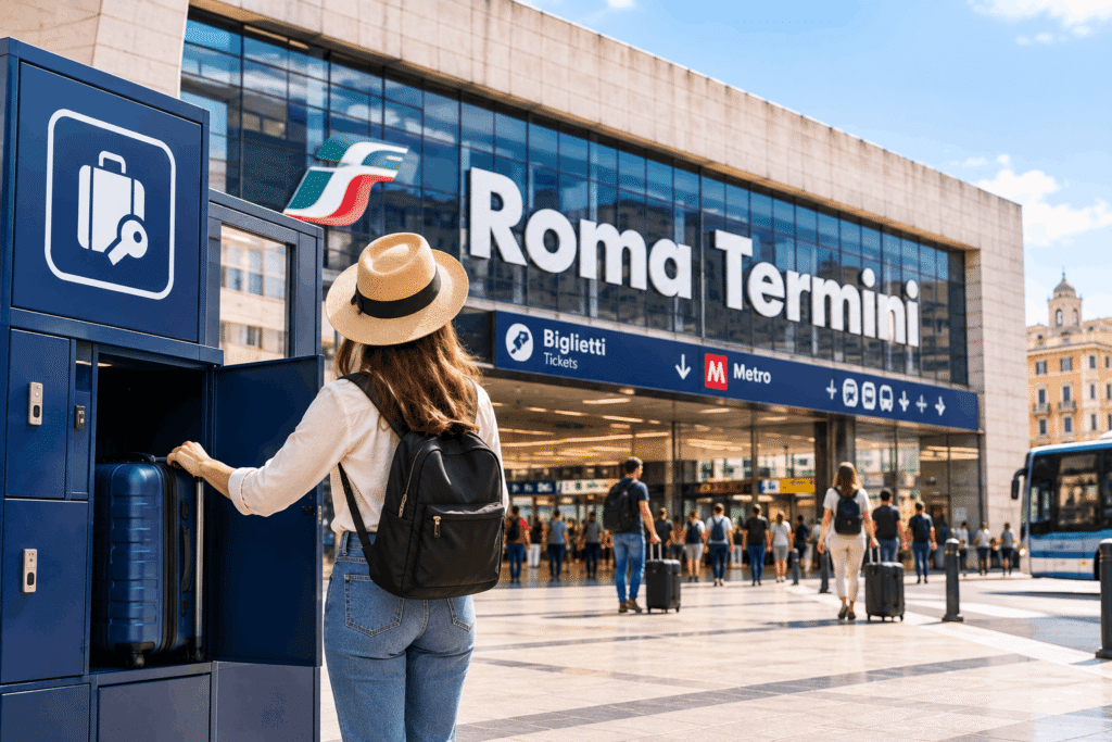 Luggage storage near Rome Termini