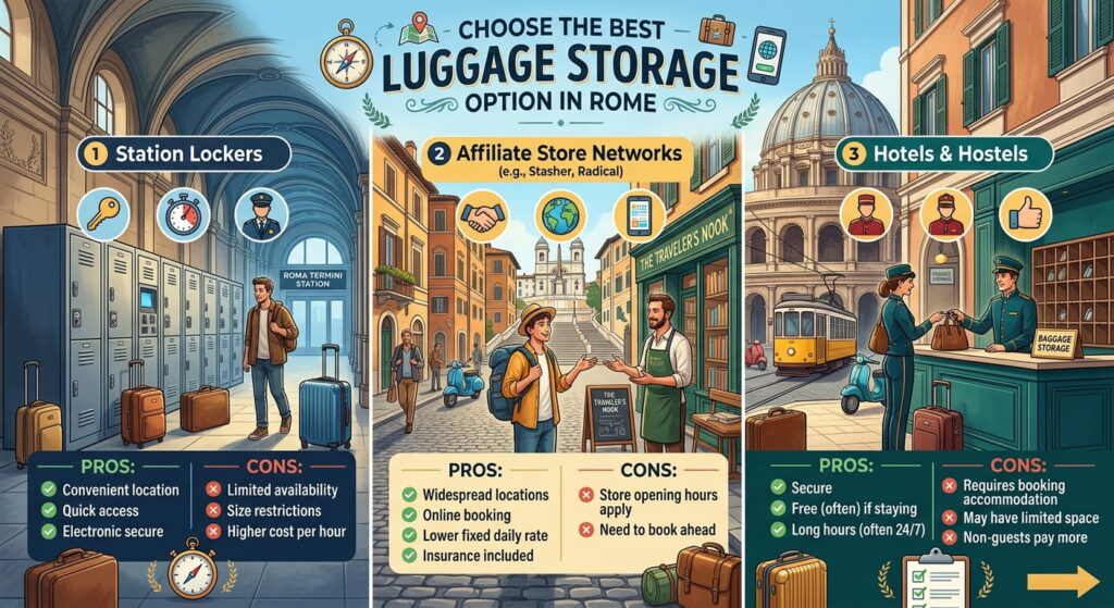 luggage storage in rome