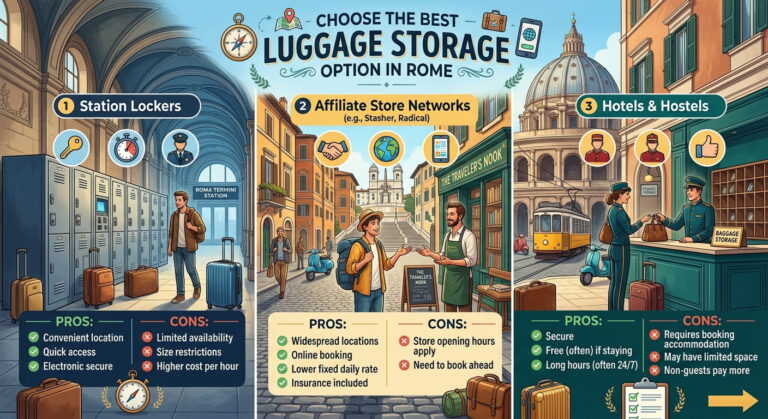 luggage storage in rome